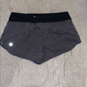 Euc Lululemon running shorts size 8